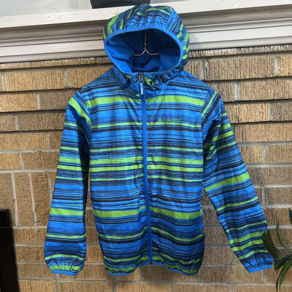 Columbia OMNI-WICK Size M Youth Multicolor Full Zip Athletic Jacket Waterproof